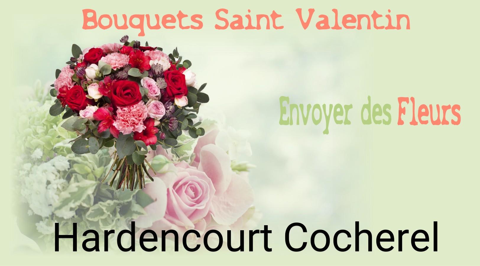 Roses de Saint-Valentin livrées à Hardencourt-Cocherel